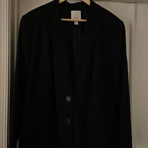 Sejour Navy Pinstripe Blazer